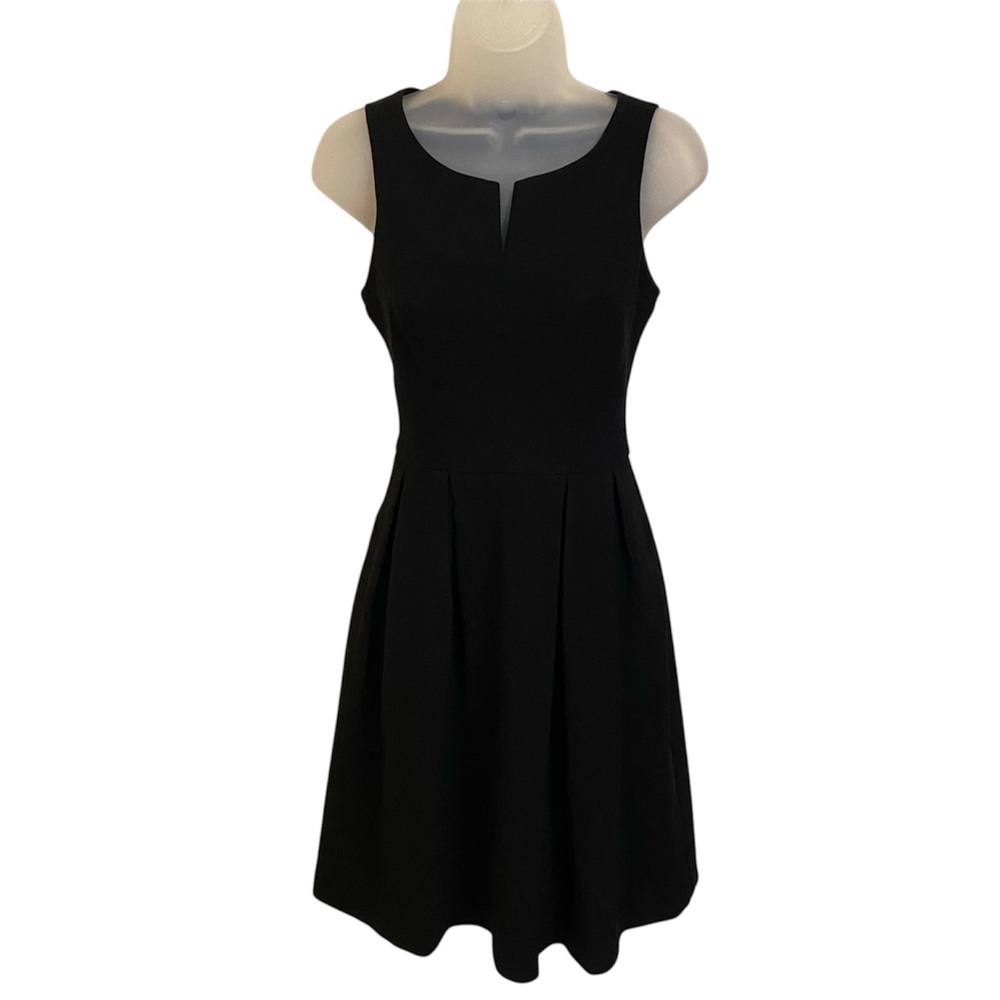White House Black Market Black Fit and Flare Dress